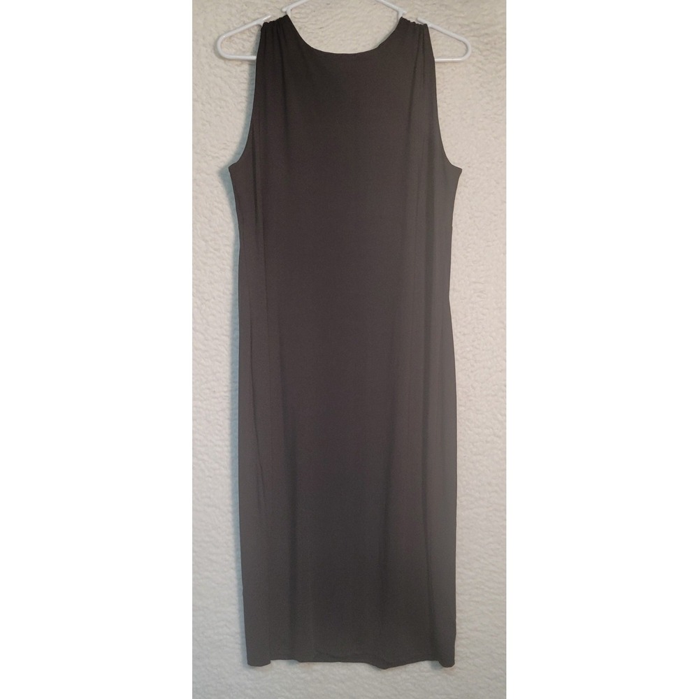 NEW NWT Favolook Women's Sleeveless Black Maxi Dress Size XL 1923 - Picture 2 of 4